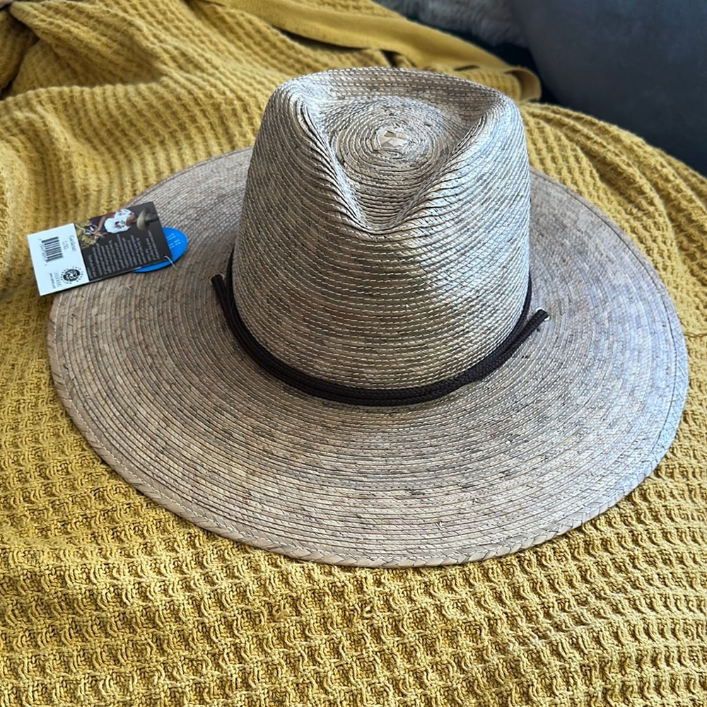 Tula Gardener Tan Straw Hat L/XL NWT